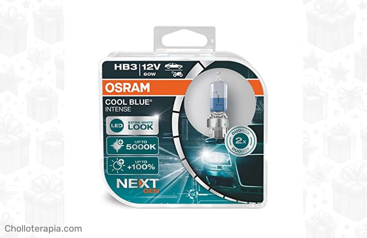 ¡Potencia tu iluminación con las Lámparas OSRAM COOL BLUE INTENSE HB3 +100%! ¡Brillo y estilo LED garantizados!