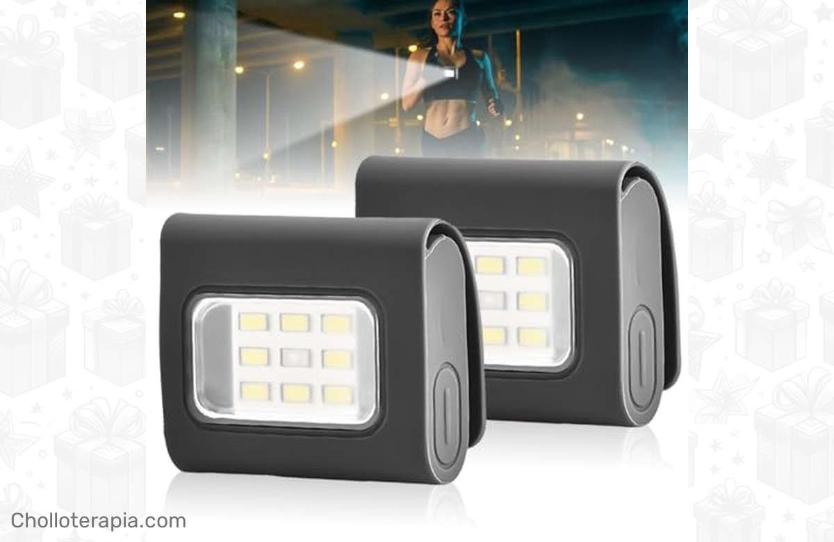 ¡Potencia tus carreras nocturnas con estas lámparas LED recargables!