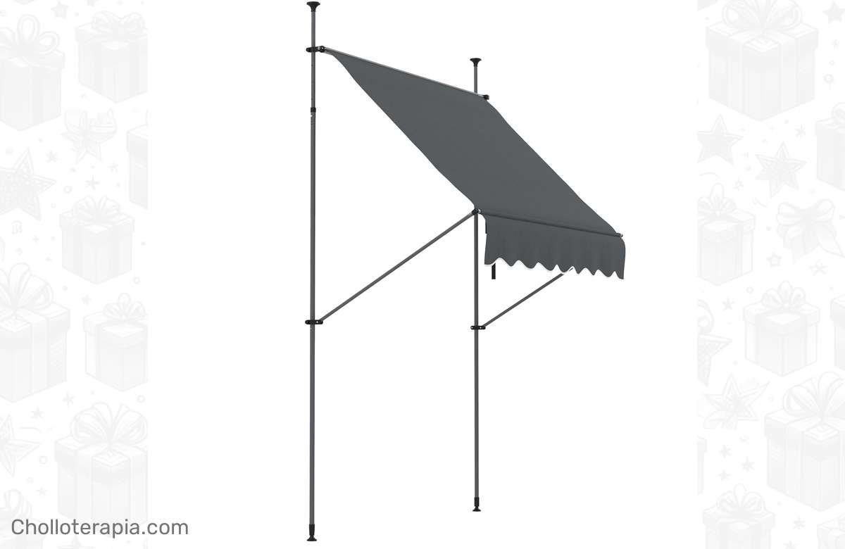 ¡Protección total en tu jardín con el Toldo Manual Retráctil Outsunny! ¡No te quedes sin el tuyo!