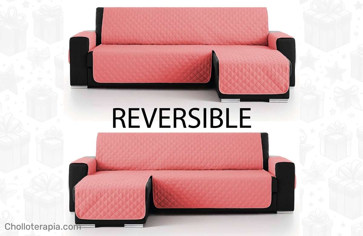 ¡Renueva tu chaise longue con este protector reversible y antiácaros!