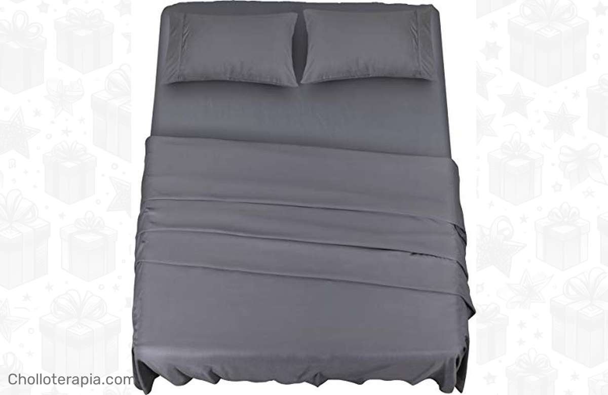 ¡Renueva tu cuarto con estilo! Sábanas Utopia Bedding 4 Piezas – ¡Aprovecha esta oportunidad y dale a tu cama el descanso que se merece!