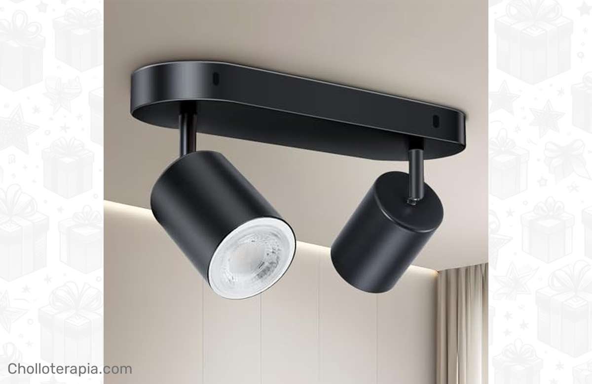 ¡Renueva tu hogar con un 50% de descuento en esta lámpara de techo LED ajustable! ¡No te lo pierdas!