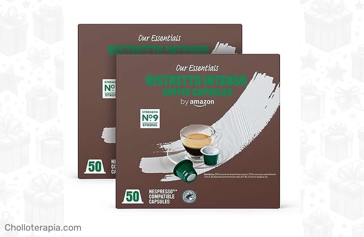 ¡Rinde al máximo con este súper descuento en cápsulas de café Ristretto Intenso de Amazon!