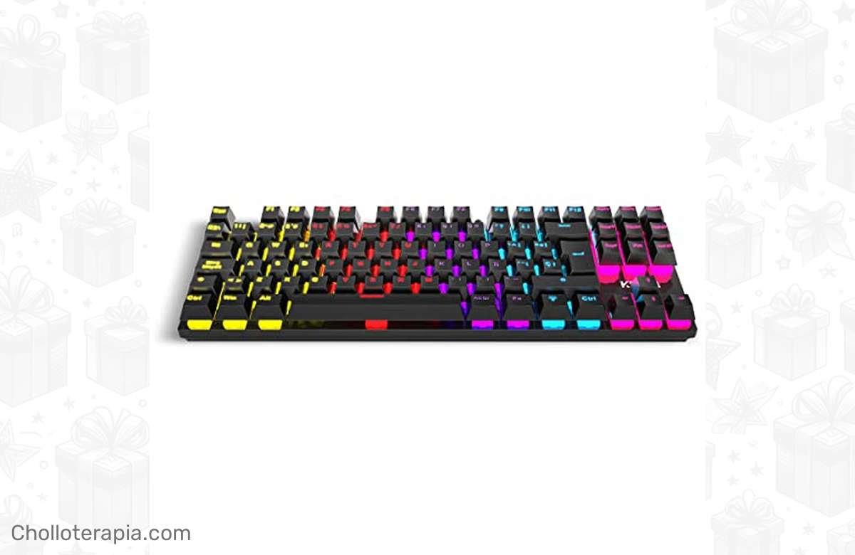 ¡Siente la emoción del juego con nuestro teclado Gaming RGB sin teclado numérico! ¡No te lo pierdas!