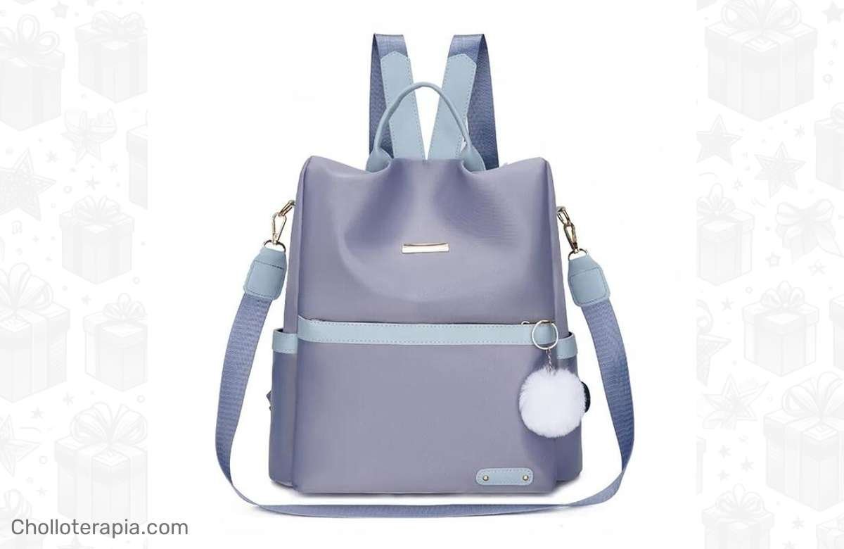 ¡Viaja segura y con estilo con esta mochila antirrobo de gran capacidad para mujer! ¡Oferta única!