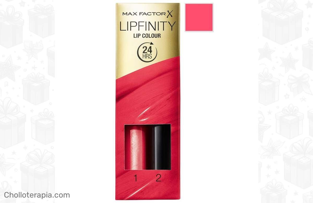 Consigue unos labios de infarto con la barra de labios Lipfinity de Max factor
