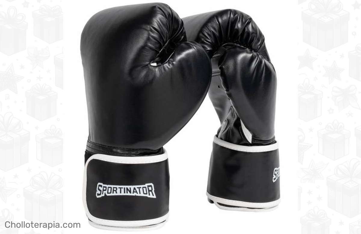 Desata tu poder con los Guantes de boxeo 10oz negro SPORTINATOR, ¡la bestia que buscabas!