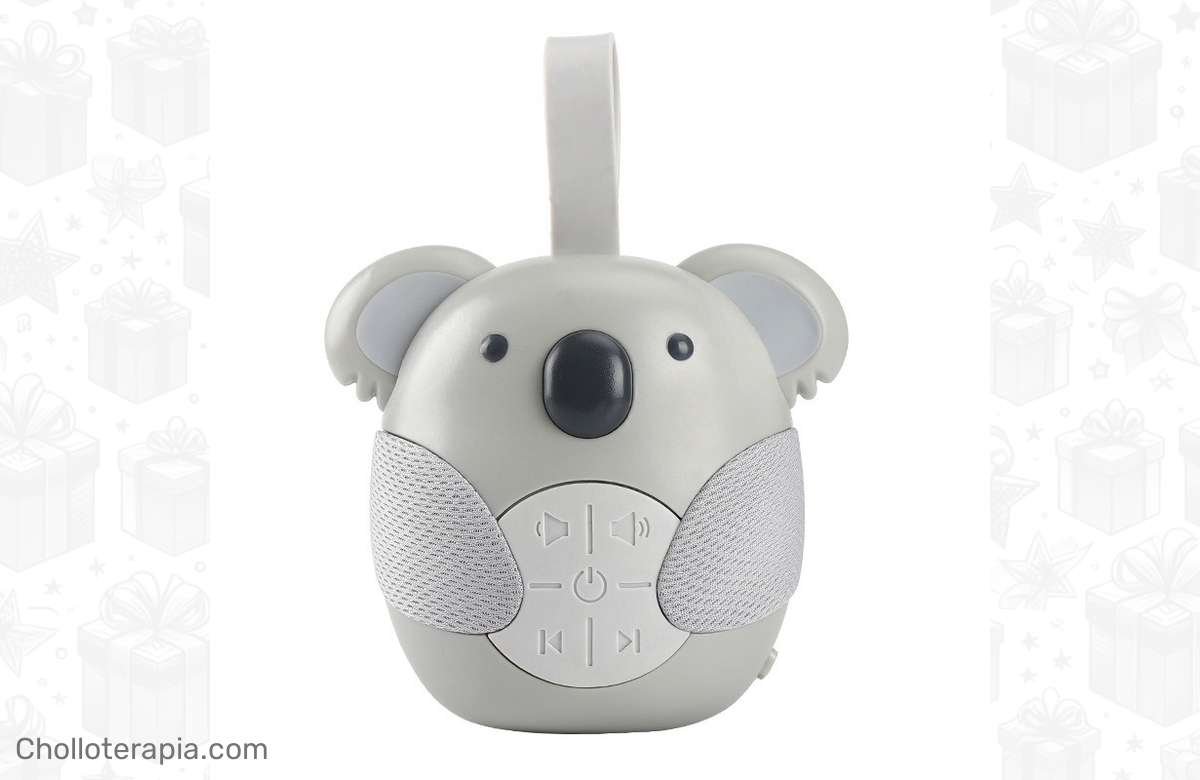 No podrás resistirte a esta ganga: Máquina portátil de ruido blanco para bebés ¡Con 10 luces de música incluidas!