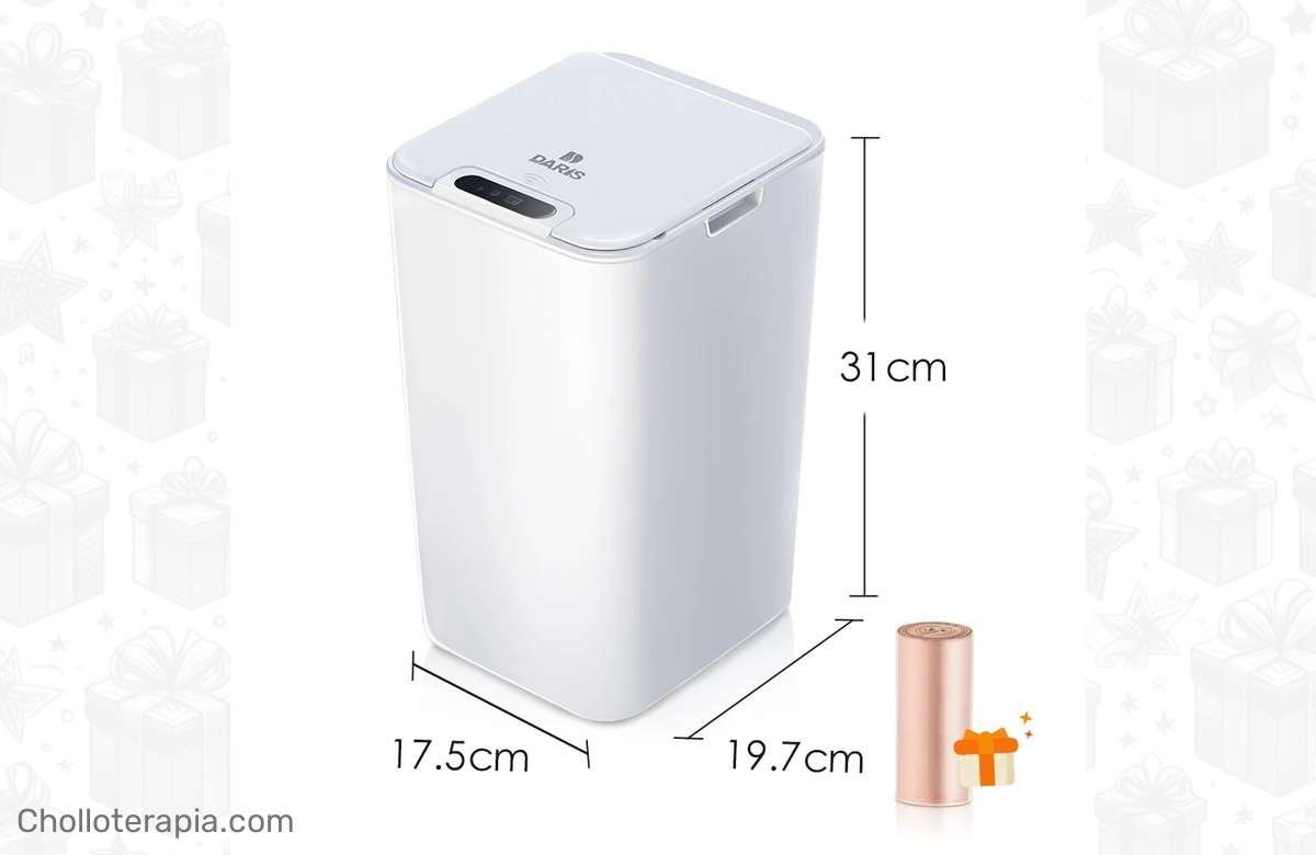 No te lo puedes perder: Cubo inteligente de basura con sensor eléctrico ¡Descuento increíble!