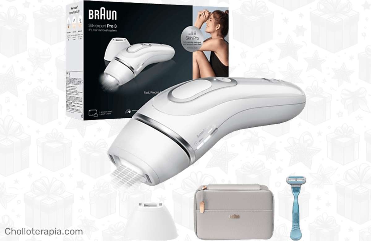 ¡Adiós al vello con la depiladora Braun IPL Silk·expert Pro 3 PL3121!