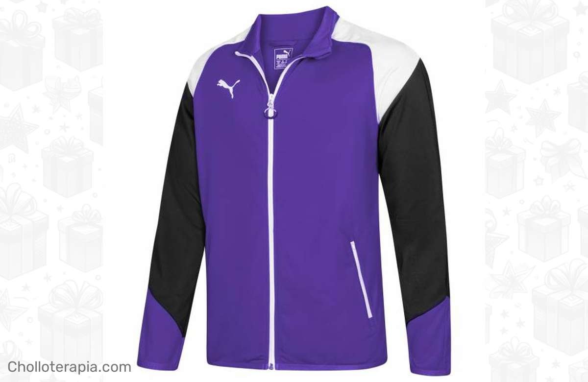 ¡Ahorra a lo grande con la chaqueta de chándal PUMA Esito 4 para niños! ¡No te lo pierdas!