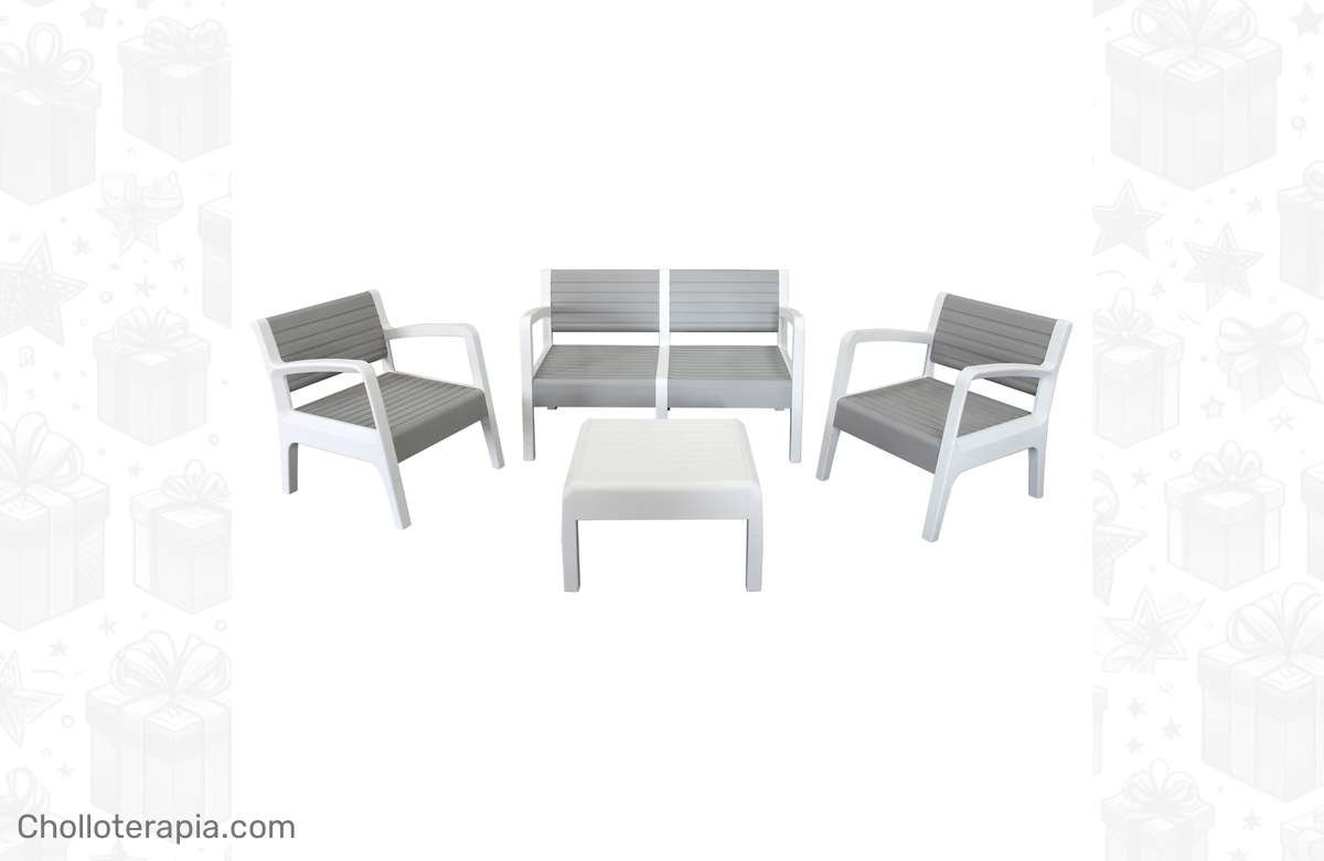 ¡Ahorra con este Conjunto de jardín Shaf Miami en color piedra! ¿A qué esperas? ¡Hazte con él ahora!