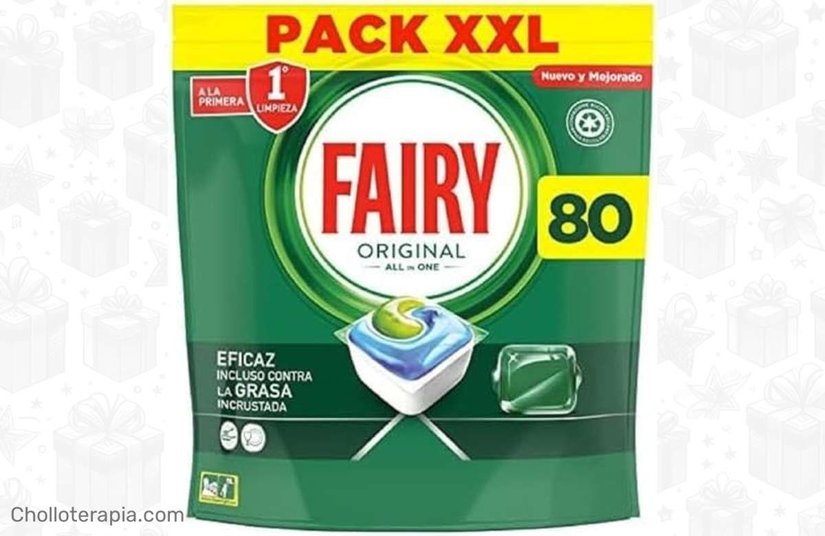 ¡Ahorra dinero con este chollazo de Fairy Original All in One 80 cápsulas!