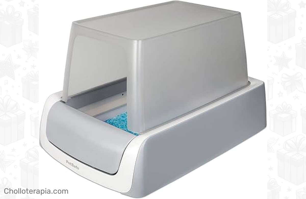 ¡Ahorra tiempo y dinero con este arenero para gatos que cuida su salud!