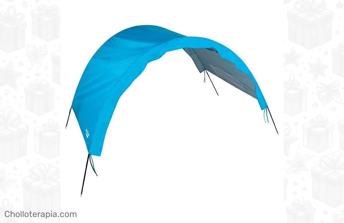 ¡Aprovecha la Oferta Limitada! Carpa plegable para playa azul Aktive: Protección garantizada para disfrutar al máximo del verano