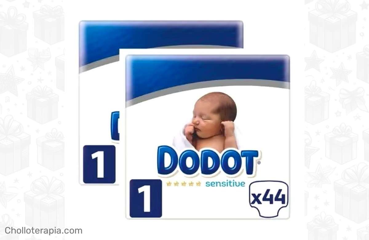 ¡Aprovecha ya! Pañales Dodot Sensitive Talla 1 a precio de locura