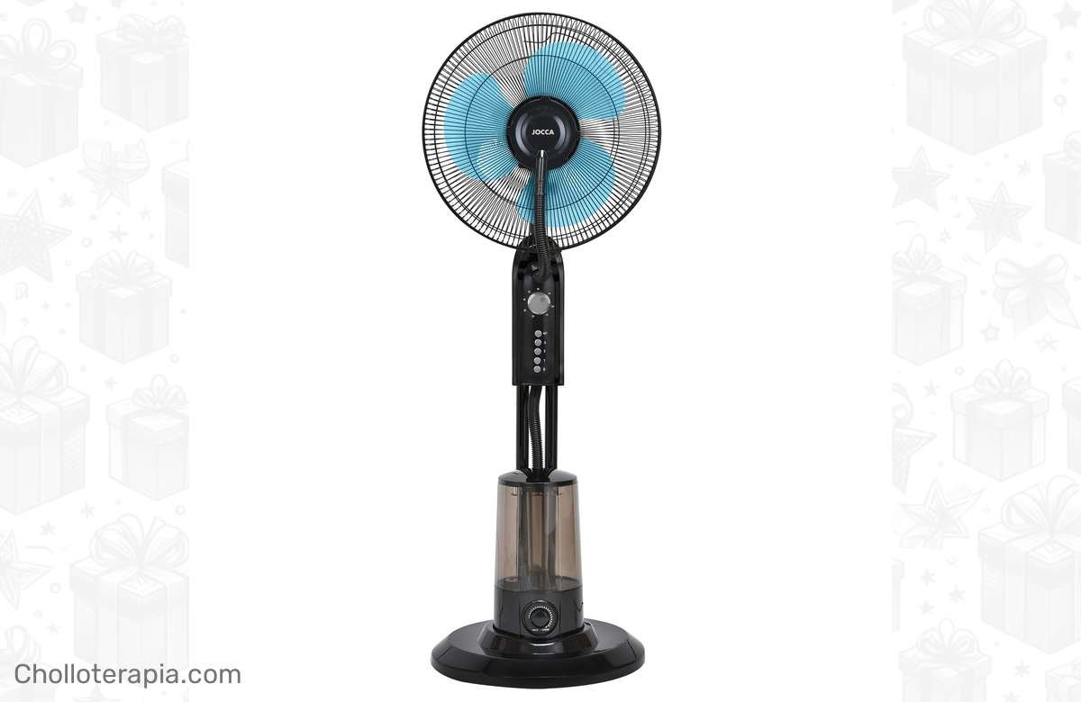 ¡Atrapa la brisa perfecta con el Ventilador Nebulizador Jocca!