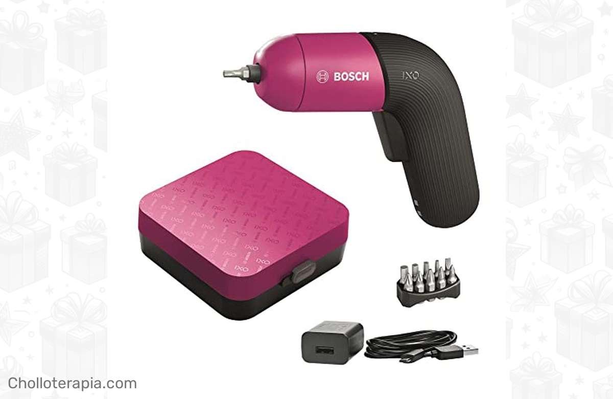 ¡Consigue tu Atornillador Bosch IXO rosa recargable antes de que se agoten!