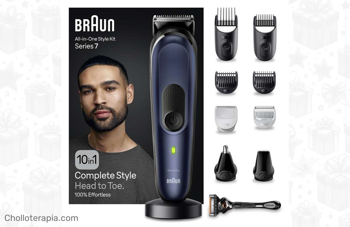 ¡Consigue tu Recortadora Braun Series 7 a precio de ganga y luce impecable en segundos!