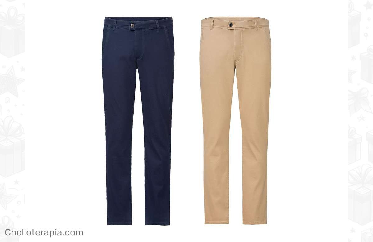 ¡Consigue tu pantalón chino SLIM FIT para hombre con descuento hoy mismo!