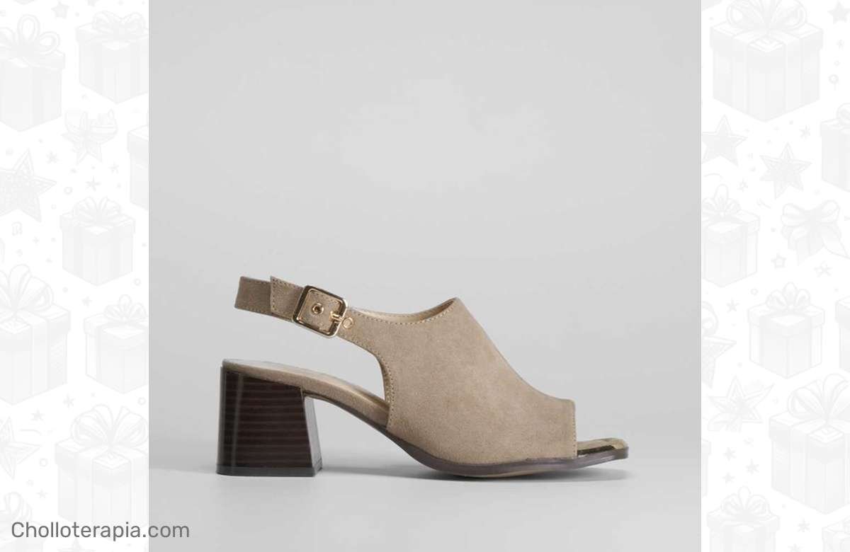 ¡Consigue tu peep toe de tacón taupe a mitad de precio en PICCOLA PIU!