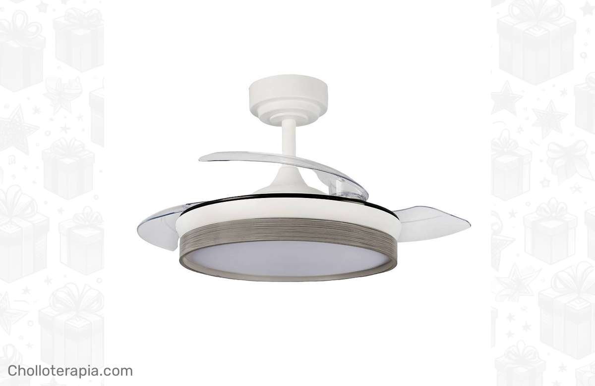 ¡Consigue ya el ventilador Dc modelo Doñana L con memoria de color y LED dimable y dale un toque único a tu hogar!