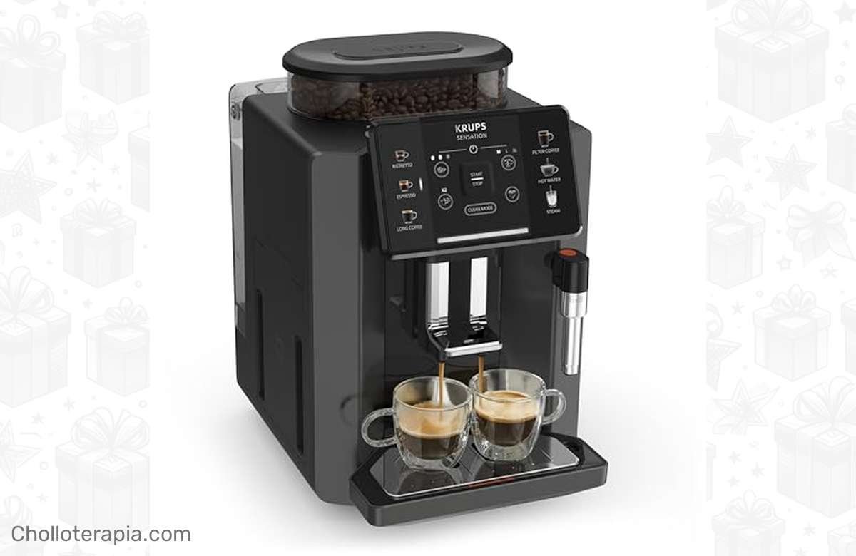 ¡Date prisa! No te pierdas el ofertón de la Krups Cafetera Automática Sensation C50