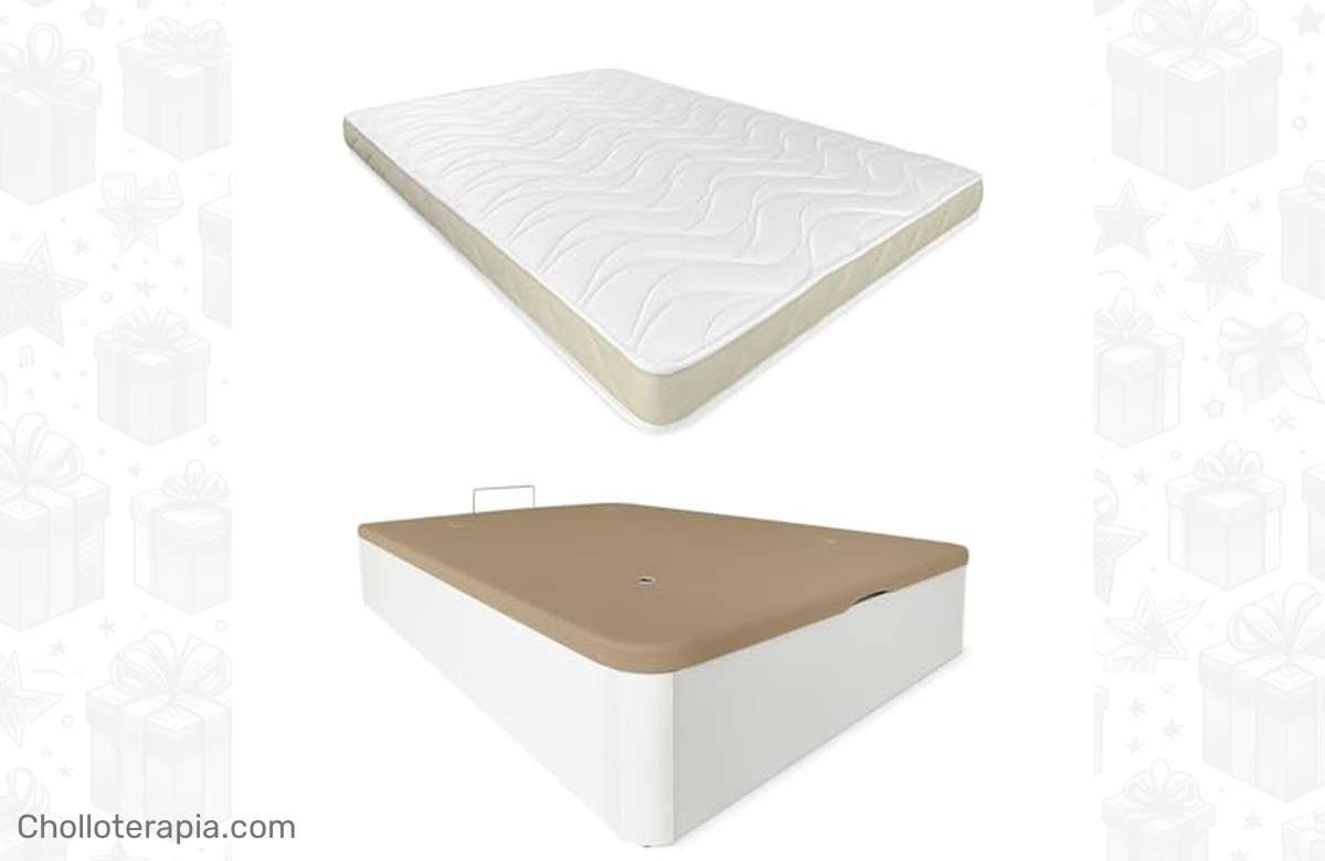 ¡Descanso de lujo al mejor precio! ¡Llévate ya el Pack Colchón viscoelástico Juma + Canapé Abatible!