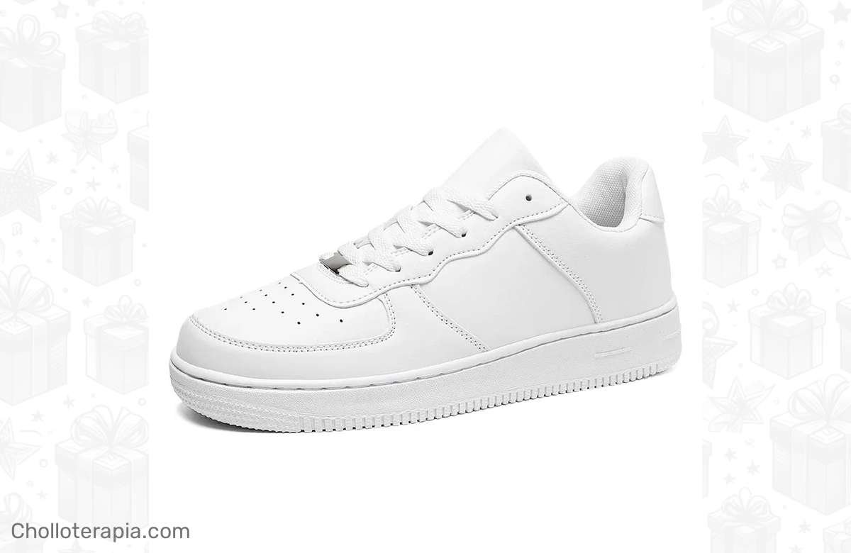 ¡Descuento increíble en zapatillas deportivas blancas de lujo para todos! ¡No te lo pierdas!