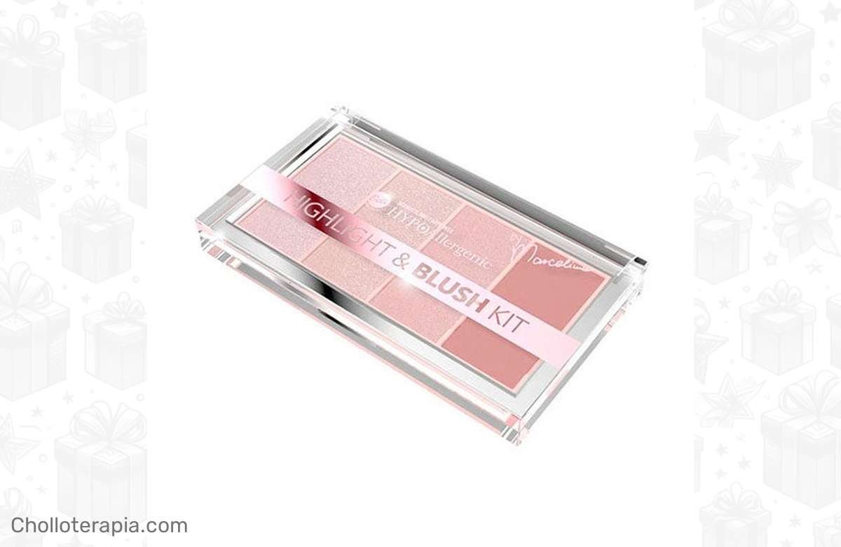 ¡Deslumbra con la paleta de iluminadores y colorete Bell Hypoallergenic!