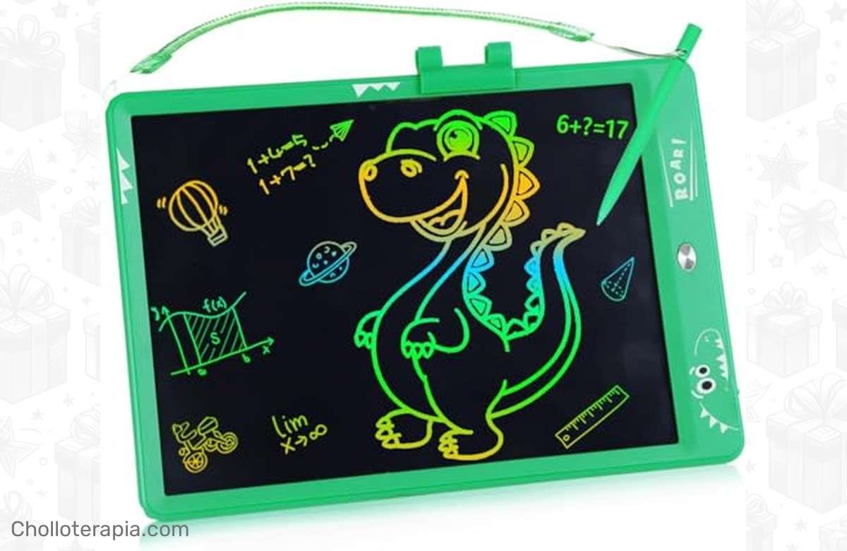 ¡Dibuja sin límites con este bloc de notas LCD para niños!