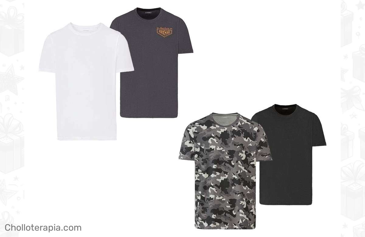 ¡Dos por uno! Camisetas para hombre a precio de ganga. ¡Aprovecha ya!