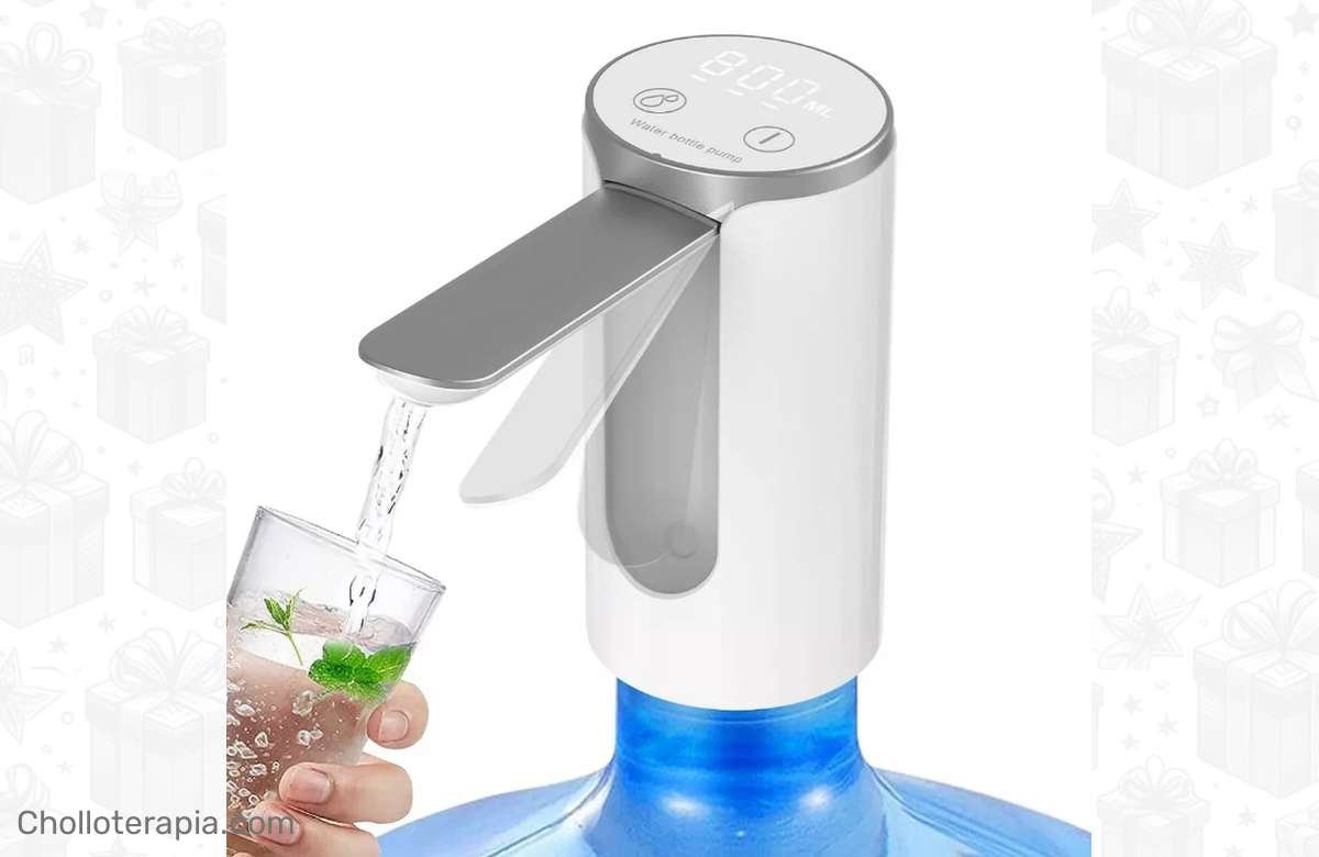 ¡Garrafon-dispensador tipo C para recargar tu agua al instante!