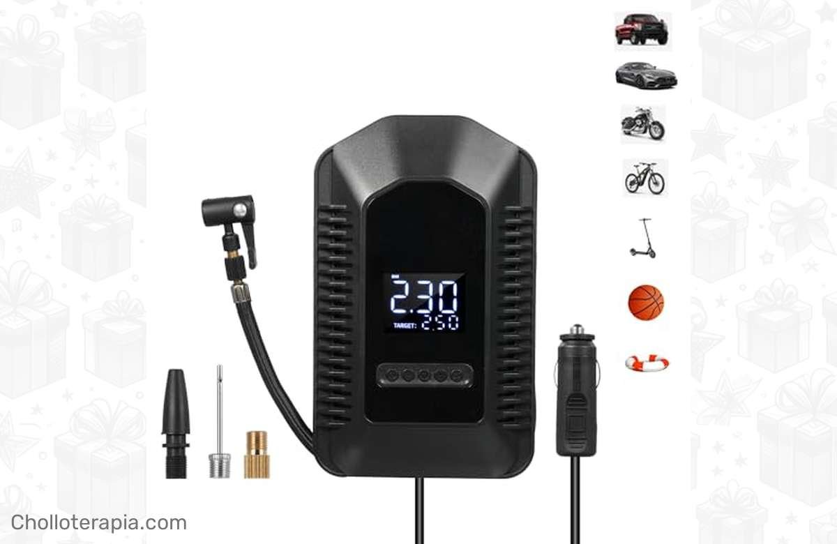 ¡Infla tus neumáticos en segundos! Aprovecha el 35% de descuento en el Hancaner Compresor Aire Portátil Coche. ¡No te quedes sin el tuyo!