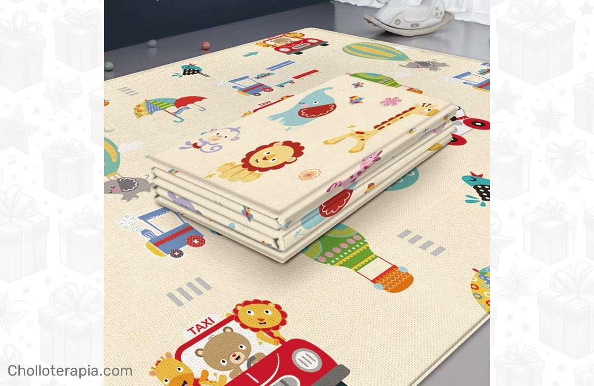 ¡Lleva la diversión contigo con la alfombra plegable para bebé!
