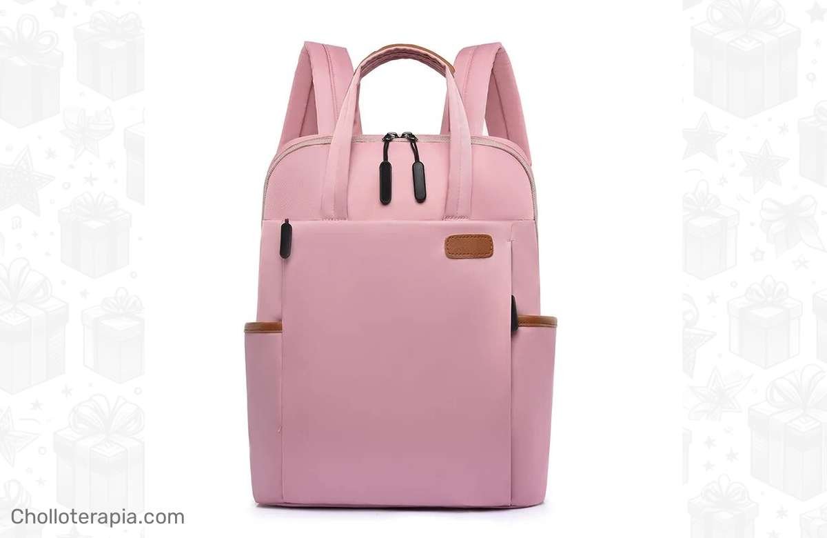 ¡Lleva tu oficina a todas partes con esta mochila para mujer!