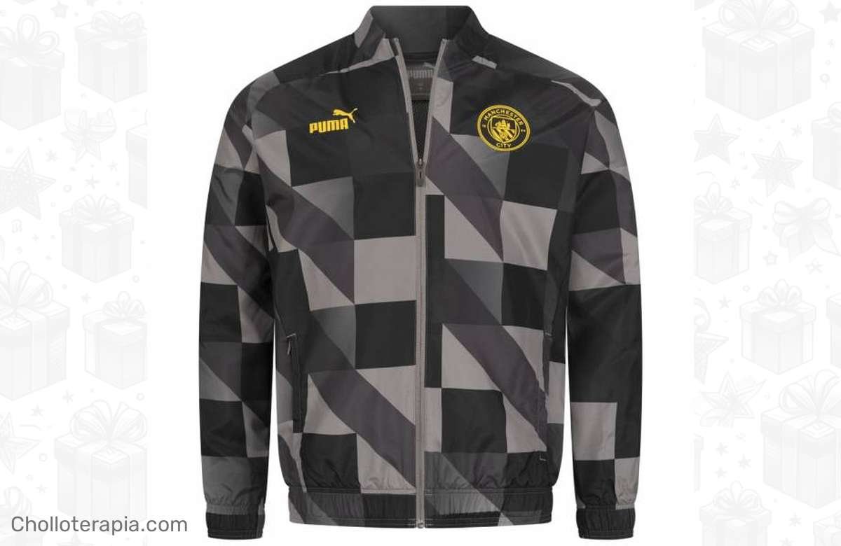 ¡Llévate la chaqueta oficial del Manchester City F.C. a precio de ganga!