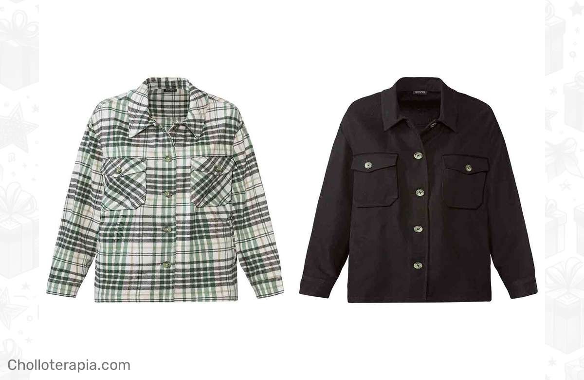 ¡Llévate una sobrecamisa de franela para mujer a precio de ganga!