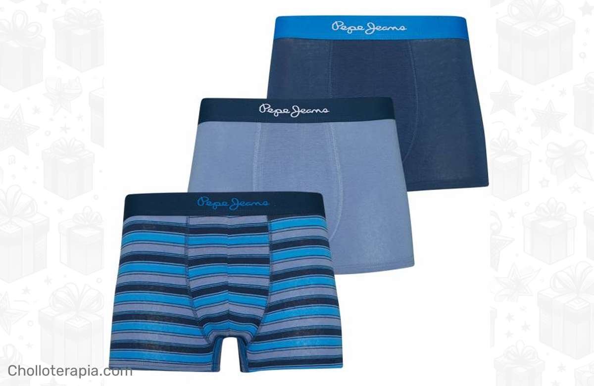 ¡Locura de precio! Pack 3 calzoncillos Pepe Jeans Ridge: ¡no te lo pierdas!