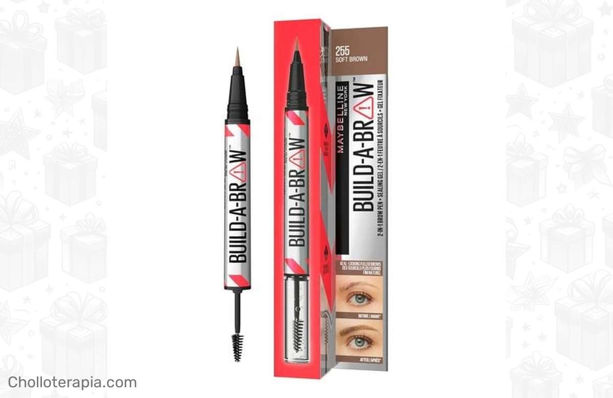 ¡Luce unas cejas perfectas con el revolucionario lápiz de cejas Build A Brow de Maybelline! ¡Aprovecha el 3×2 en AROMAS!