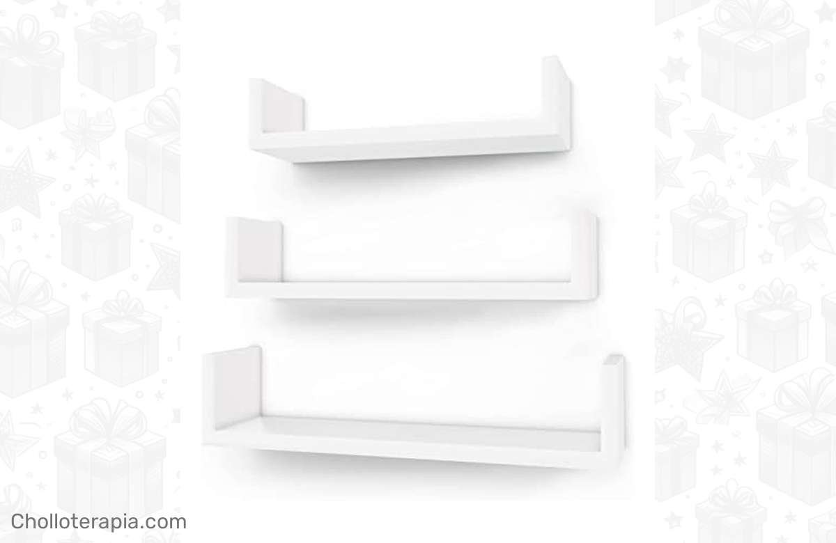 ¡No dejes escapar esta ganga! Estantería de pared SONGMICS, juego de 3 ¡Ideal para cualquier espacio! ¡Descuento increíble!