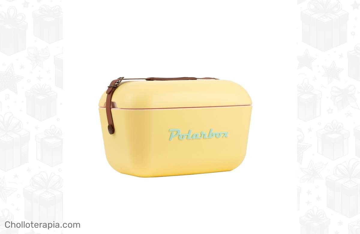 ¡No dejes escapar esta ganga! Nevera CoolerBag 12L Amarilla – Pop con Asa Marrón Polarbox a precio de remate. ¡Corre que vuelan!