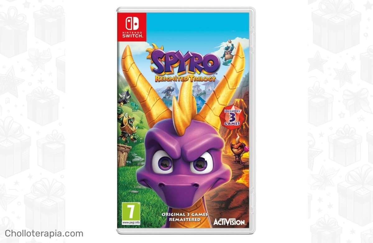 ¡No dejes pasar esta oferta exclusiva del juego Spyro Reignited Trilogy para Nintendo Switch en versión PAL EU! ¡Atrapa la magia de Spyro con un precio inigualable!