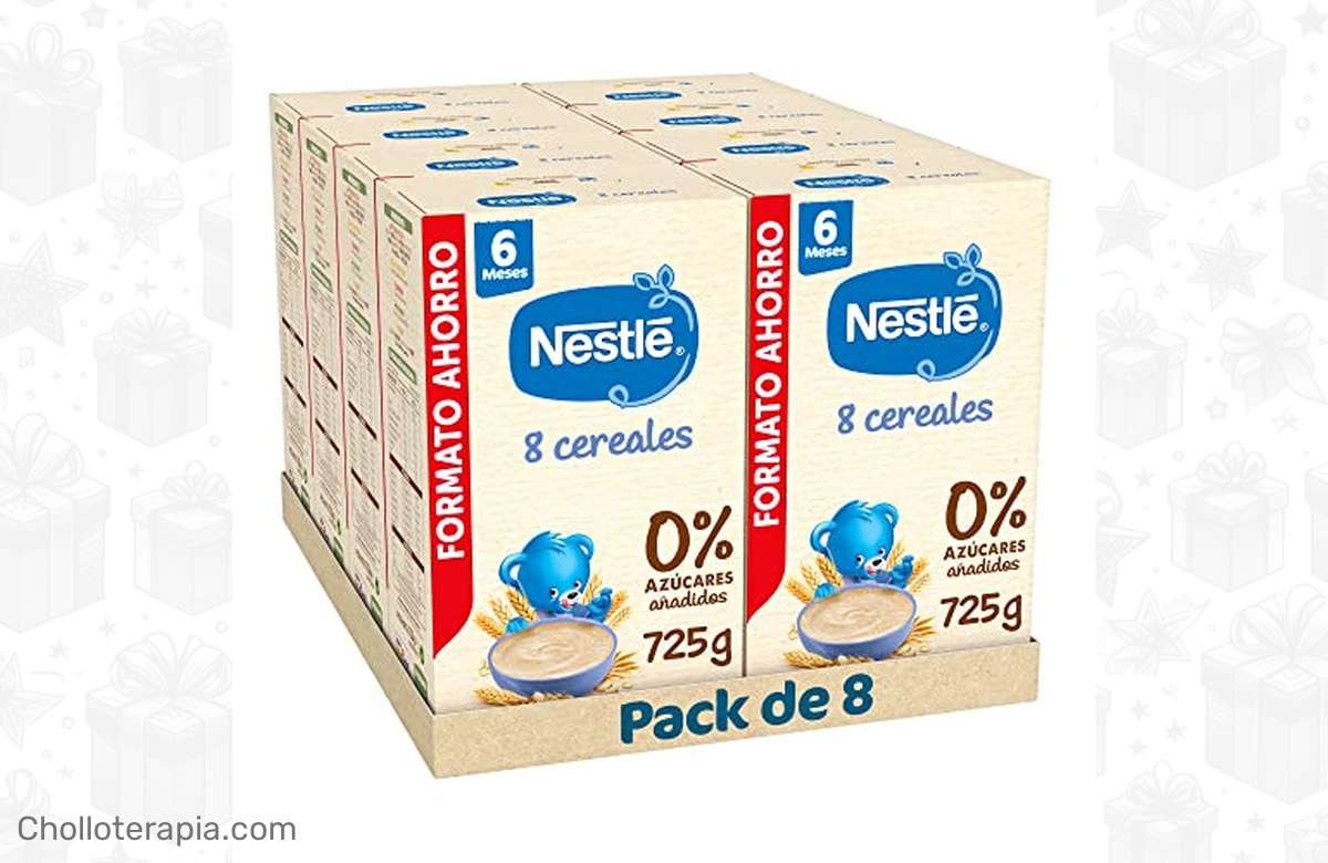 ¡No dejes pasar esta oferta única! Nestlé Papilla 8 Cereales, ideal para tu bebé a partir de los 6 meses. ¡Cómprala ya!