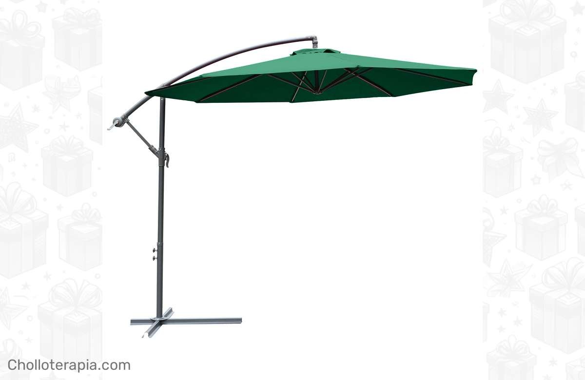 ¡No dejes pasar la oferta de la sombrilla de jardín de Outsunny y disfruta del verano en tu terraza!