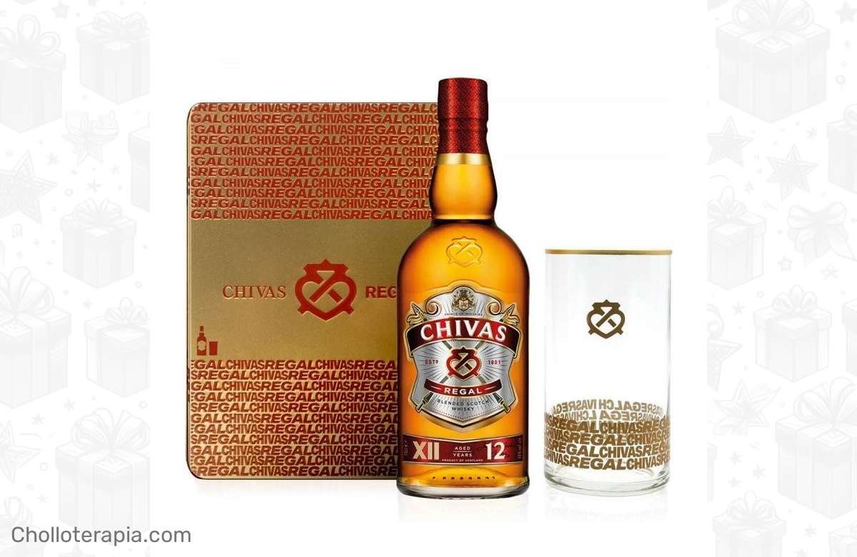 ¡No te lo pierdas! Estuche Chivas Regal 12 Años + Vaso de regalo a precio de ganga. ¡Aprovecha esta oportunidad!