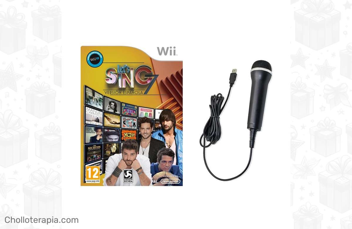¡No te lo pierdas! Let’s Sing 7 + 1 Micrófono USB para Nintendo WII a precio de locura