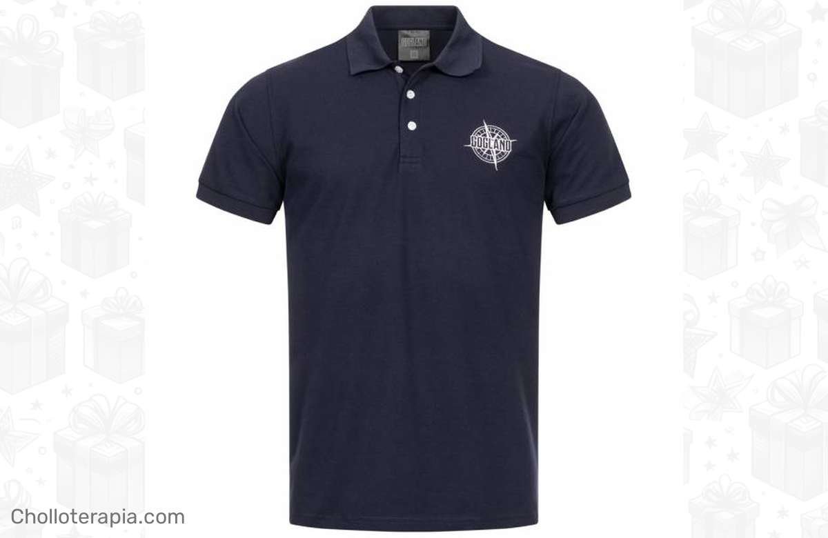 ¡No te pierdas el chollazo del año! Polo azul marino GOGLAND a precio imbatible. ¡Corre a por él!