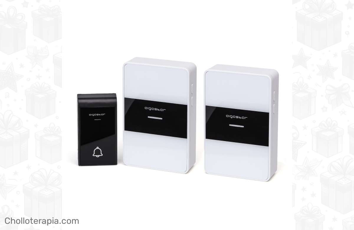 ¡No te quedes sin el tuyo! Timbre inalámbrico con 2 receptores y 36 melodías a precio de regalo
