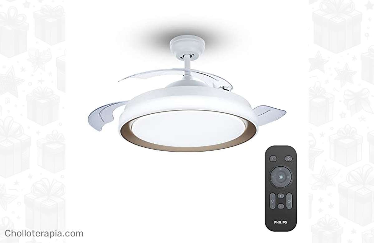 ¡No te quedes sin el tuyo! Ventilador de techo Philips – Bliss con luz LED, motor DC de ahorro energía y control remoto. ¡Aprovecha esta oferta exclusiva y mantén tu hogar fresco y elegante!